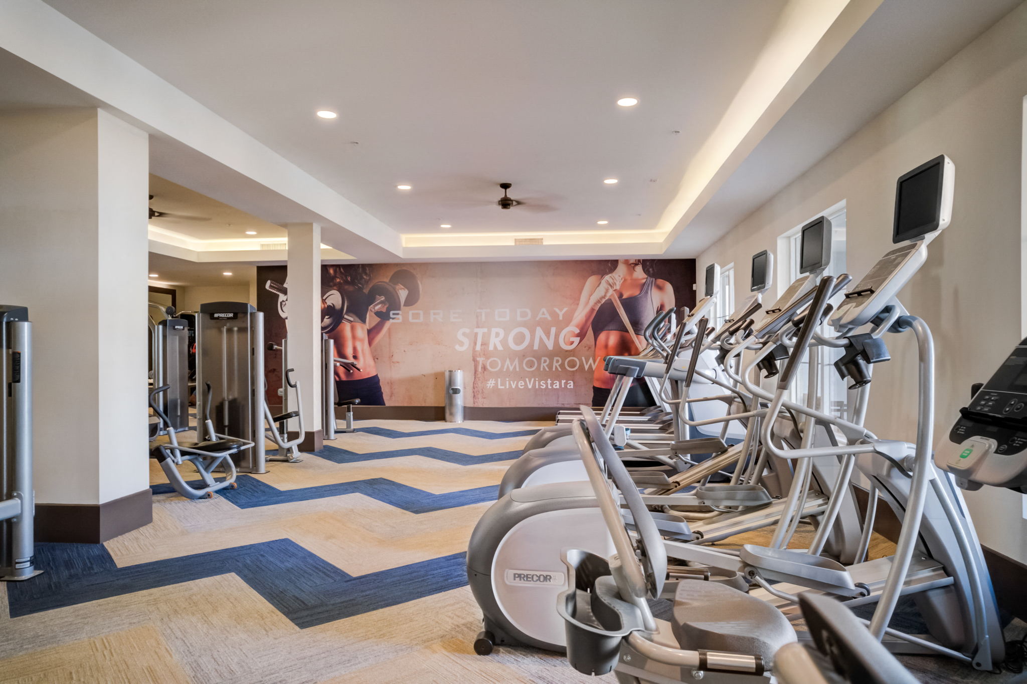 Hit your fitness goals any time of day.